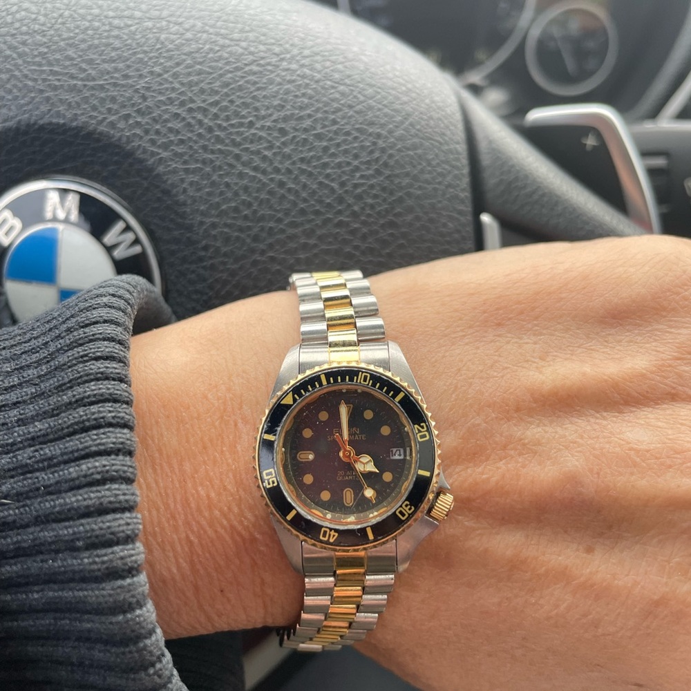 ELGIN watch gold and silver